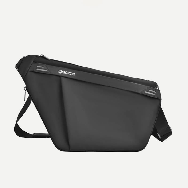 Schultertasche für Herren, lässiger Einkaufsbummel, wasserdichter Umhängetaschen-Tagesrucksack