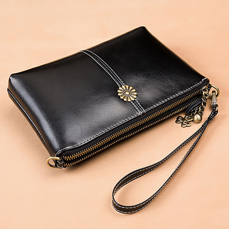 Multi-Tasche Leder Clutch Damen Umhängetasche Handytasche Mini Geldbörse