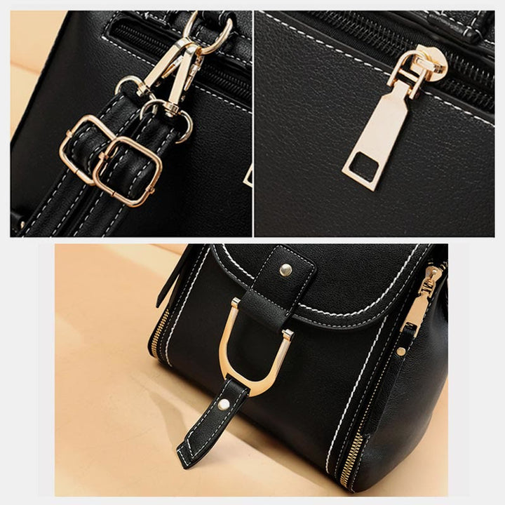 Rucksack für Damen, große Kapazität, Retro-Vintage-Multifunktions-Umhängetasche