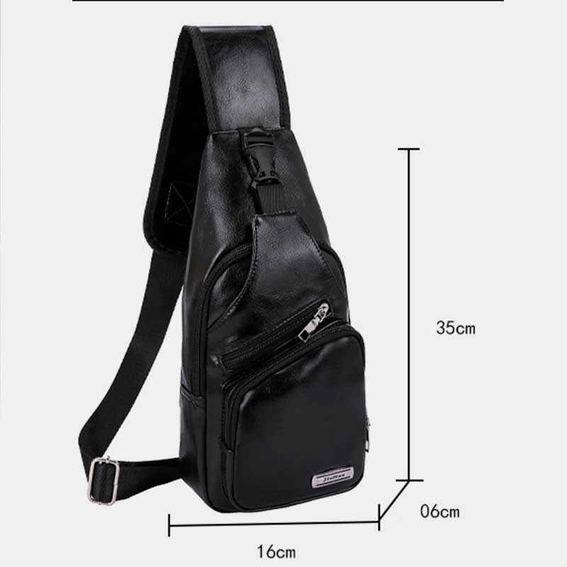 Weiche, dreifach verwendbare Schultertasche mit mehreren Taschen für Ausflüge