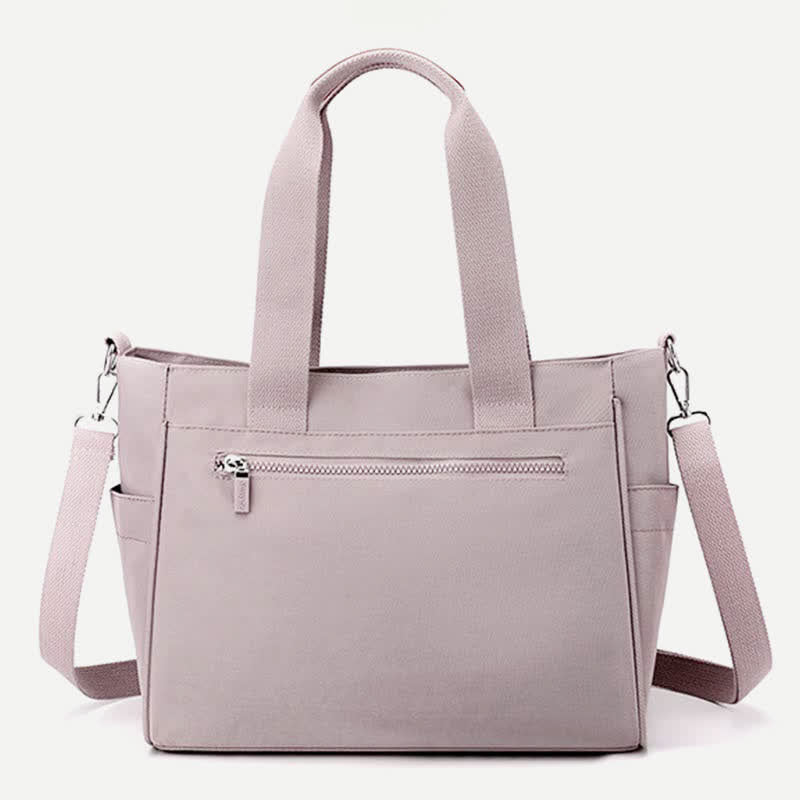 Damen Leichte Handtasche Große Wasserdichte Nylon Umhängetasche Schultertasche Geldbörsen