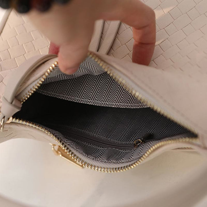 Umhängetasche für Damen im prägnanten Stil, einfarbig