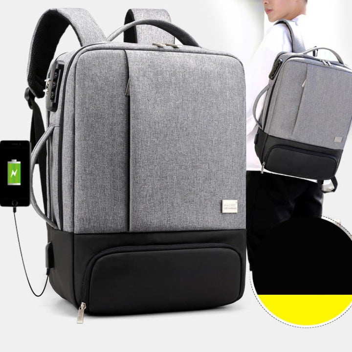 Rucksack für Damen, Business, USB-aufladbar, Reise-Laptop-Organizer-Tasche