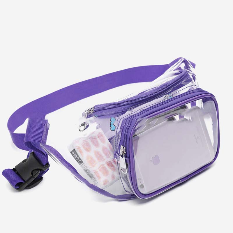 Große, wasserdichte, transparente, süße Gürteltasche