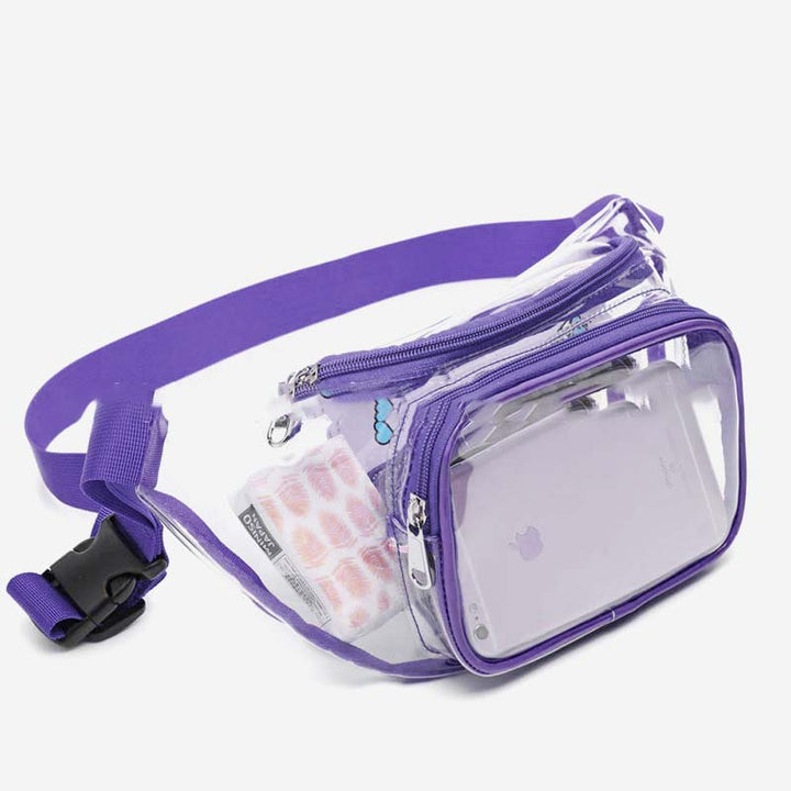 Große, wasserdichte, transparente, süße Gürteltasche