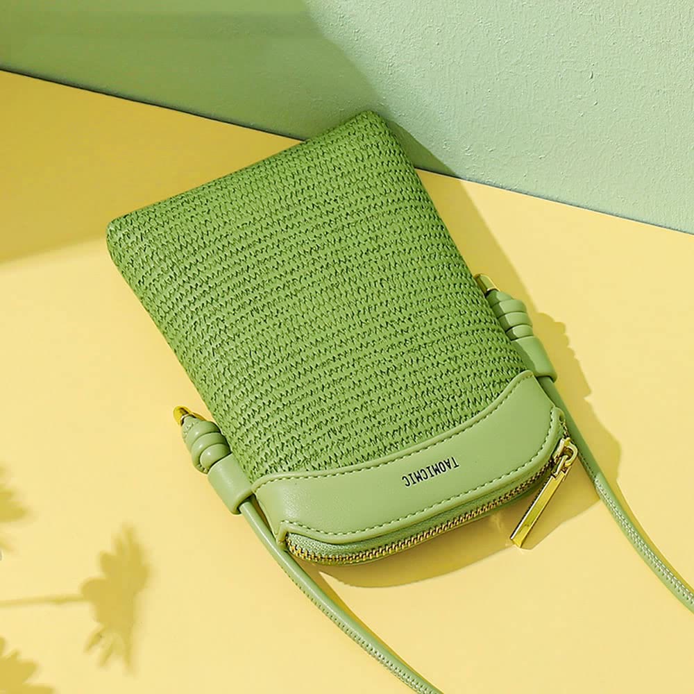Handytasche für Damen, einfache vertikale Mini-Umhängetasche zum Einkaufen