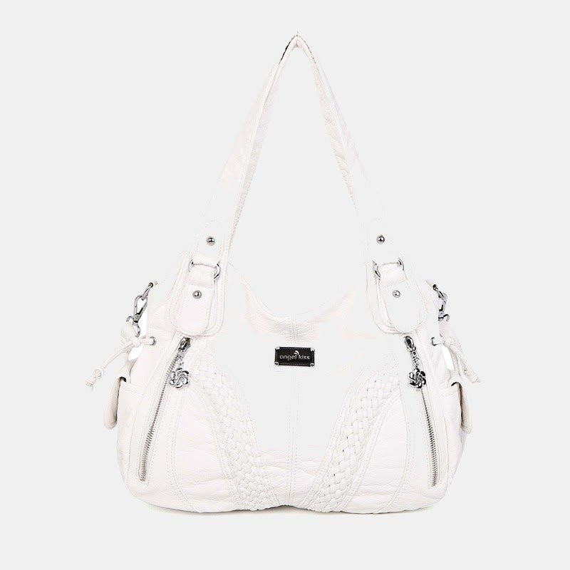 Einfarbige Hobo-Tasche für Damen
