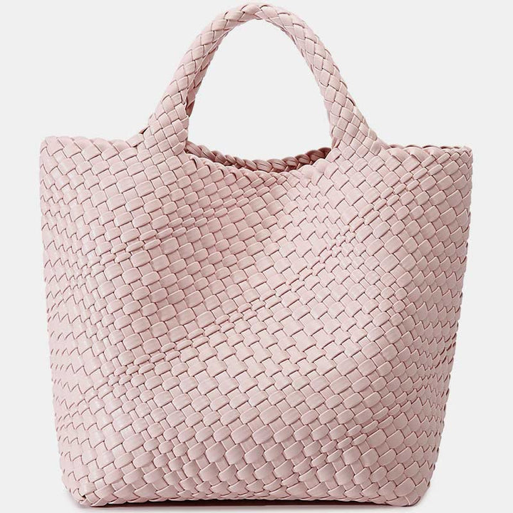 Handtasche für Damen, groß, für den Sommer oder den Strand, Kunstleder, Tragetasche