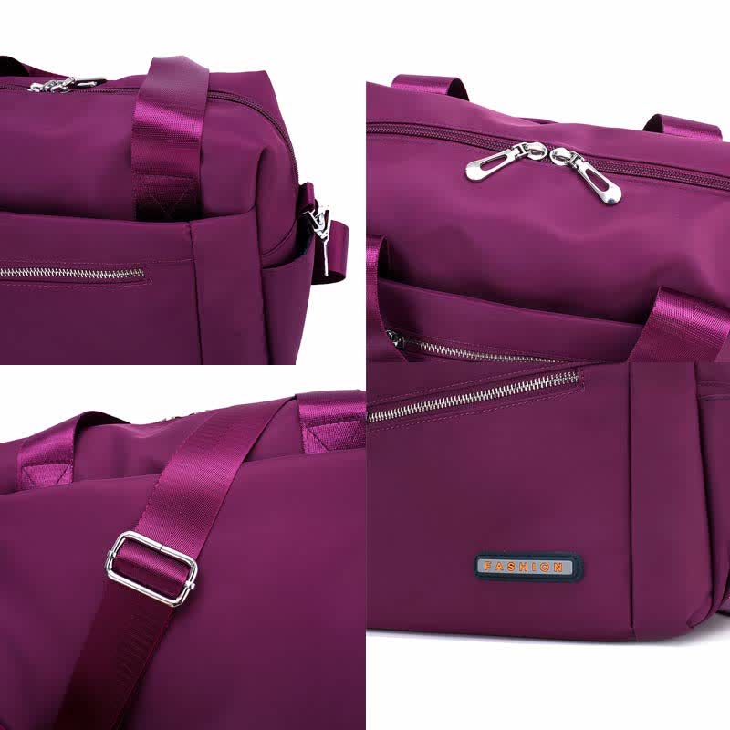 Leichte Umhängetasche für Damen, große Handtasche, Schultertasche mit Tragegriff oben