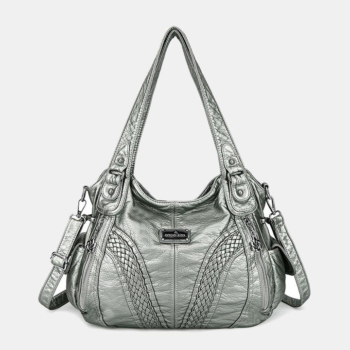 Einfarbige Hobo-Tasche für Damen