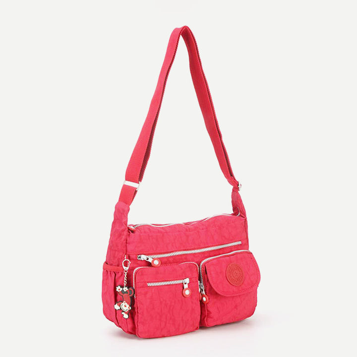 Damen Umhängetasche aus Nylon mit mehreren Taschen, Reise-Schultertasche, Umhängetasche