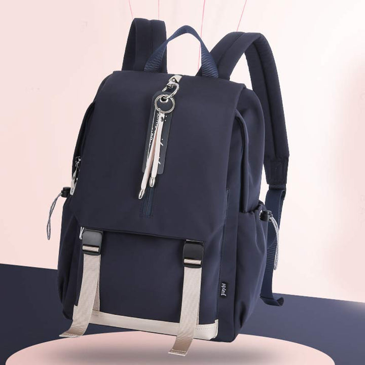 Rucksack für Frauen und Mädchen, wasserdicht, mehrere Taschen, 14-Zoll-Laptop-Rucksack, Büchertasche