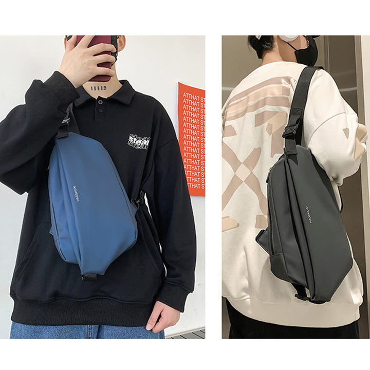 Schultertasche für Herren, multifunktional, wasserdicht, lässig, Umhängetasche