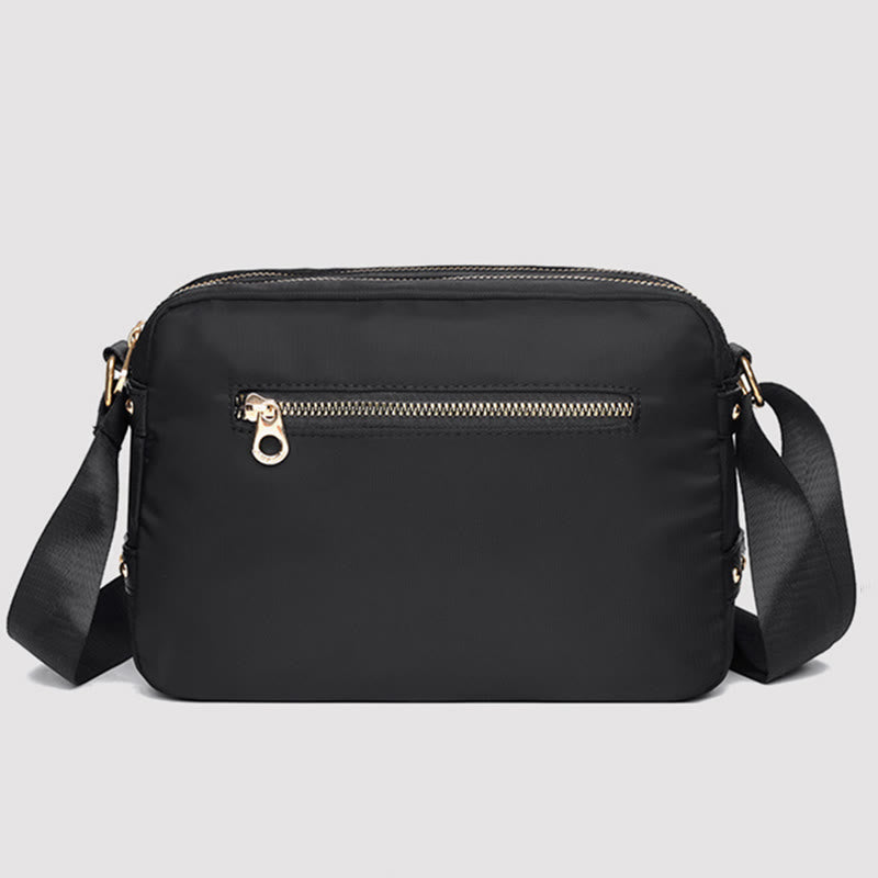 Umhängetasche für Damen, einfache, helle Farbe, wasserdichte Nylontasche