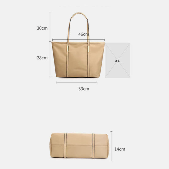 Robuste Tragetasche, Umhängetasche für Damen, große Kapazität, Nylon-Handtasche