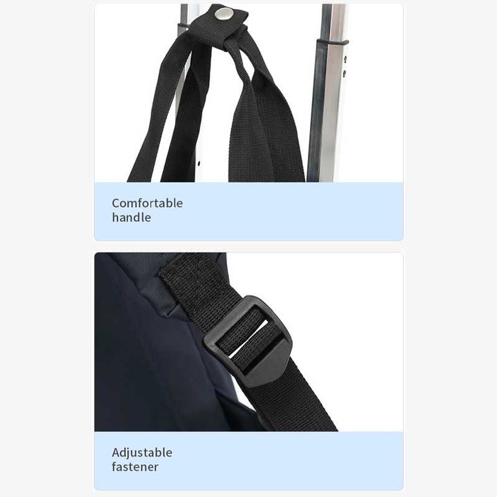 Rolltasche für kurze Reisen, leichte Einkaufshandtasche mit Zugstange