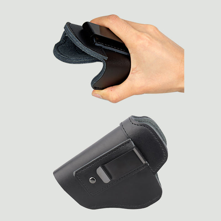 Holster für Outdoor-Taktiken Rindsleder Leder Unsichtbare Quick Draw Holster