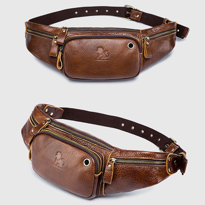 Retro Multi-Pocket Multifunktionale Sling Bag Hüfttasche