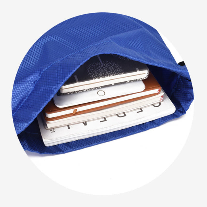 Rucksack für Outdoor-Sport, leicht, mit Kordelzug, einfache Fitnesstasche