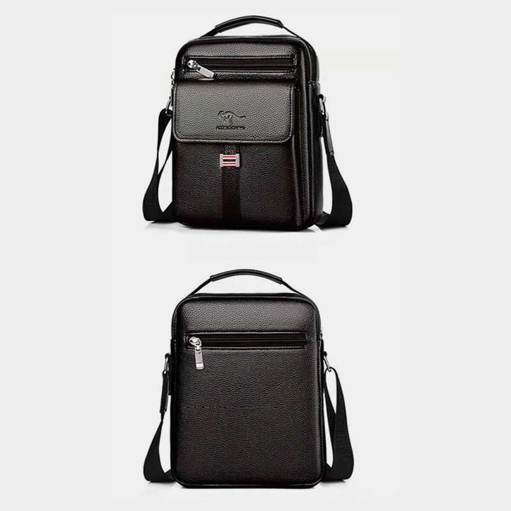 Messenger Bag für Herren, leicht, wasserdicht, Reise-Umhängetasche mit Nieten