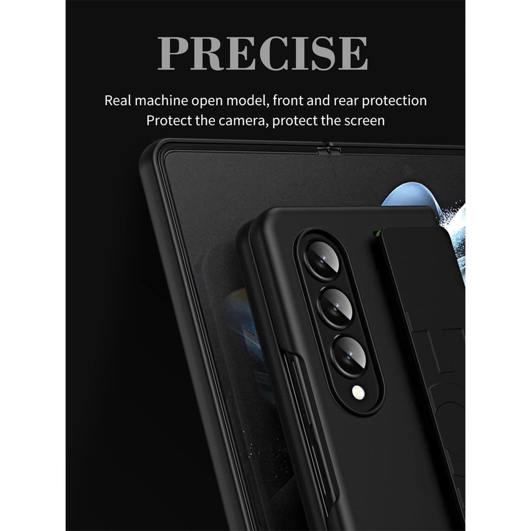 Farbenfrohe Samsung Galaxy Z Fold 2/3/4/5/6 Hülle Handyhülle mit elastischem Handschlaufe