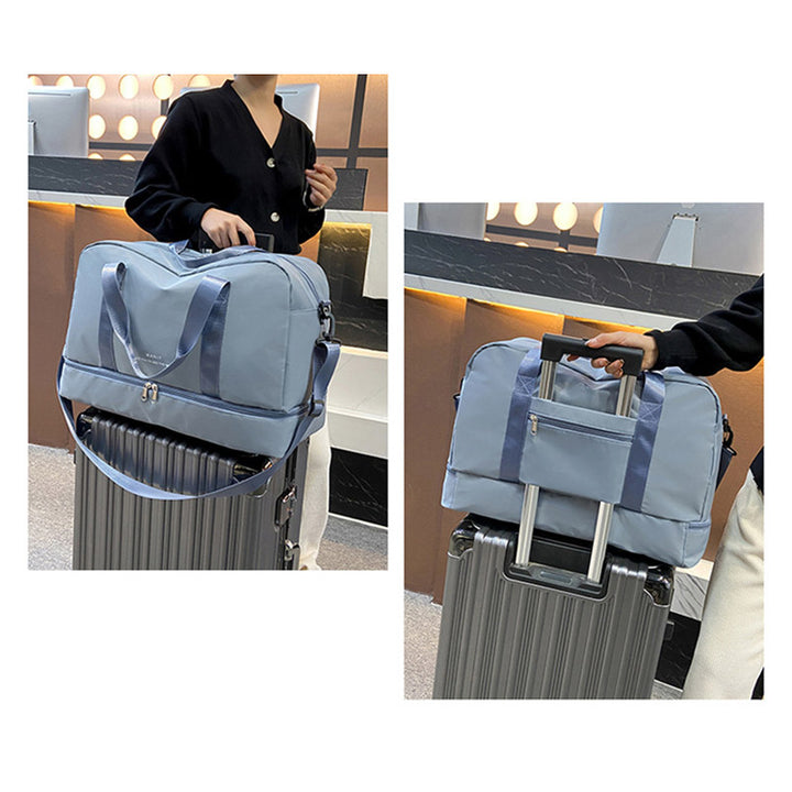 Reise-Sporttasche, trocken, nass, für die Abreise, Sporttasche, Weekender, Übernacht-Handtasche