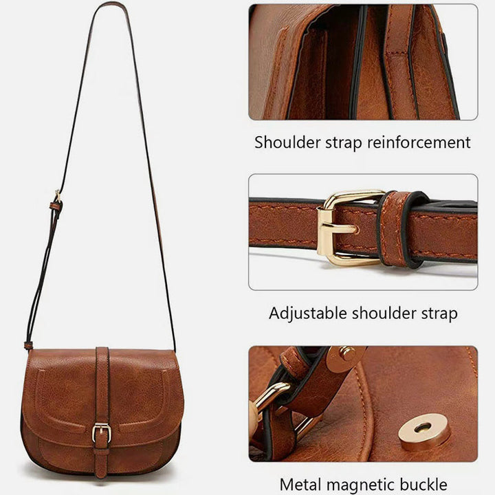 Elegante Satteltasche, einfache Magnetschnalle, Dating-Tasche für Frauen