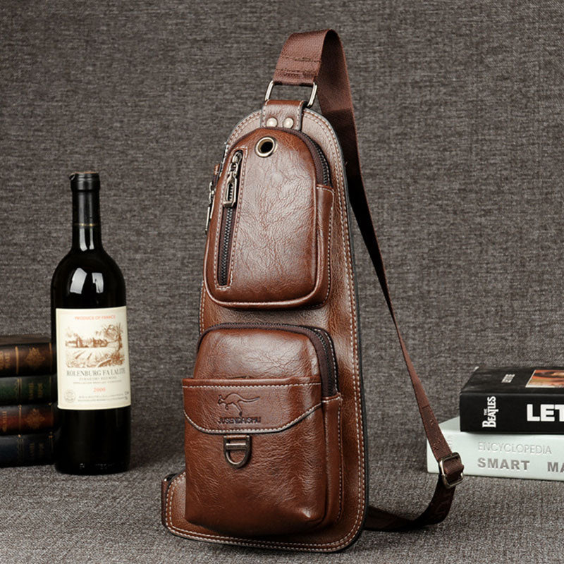 Schultertasche, Rucksack für Herren, Umhängetasche, Brusttasche, Tagesrucksack, Outdoor-Reisen - image 12