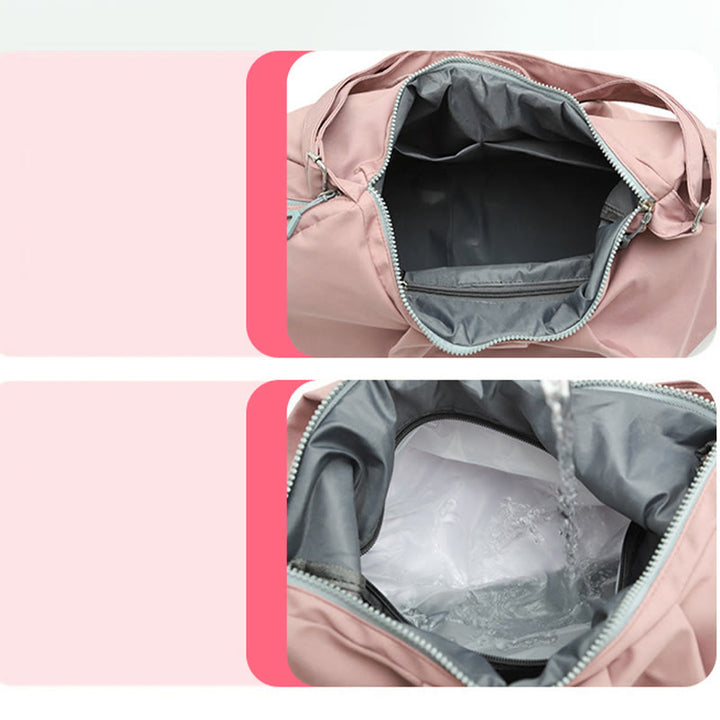 Seesack für Damen, für Reisen, Schwimmen im Freien, tragbare Fitnesstasche