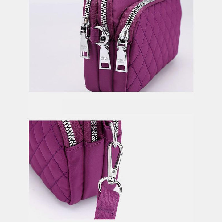 Umhängetasche mit großem Fassungsvermögen und mehreren Taschen