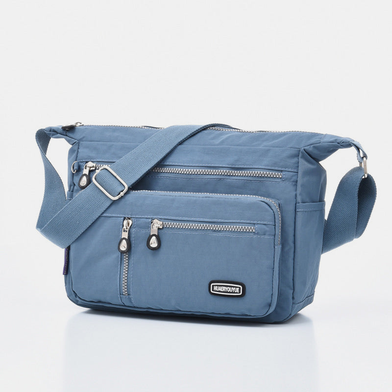 Wasserdichte, leichte, lässige Schultertasche aus Nylon für Damen