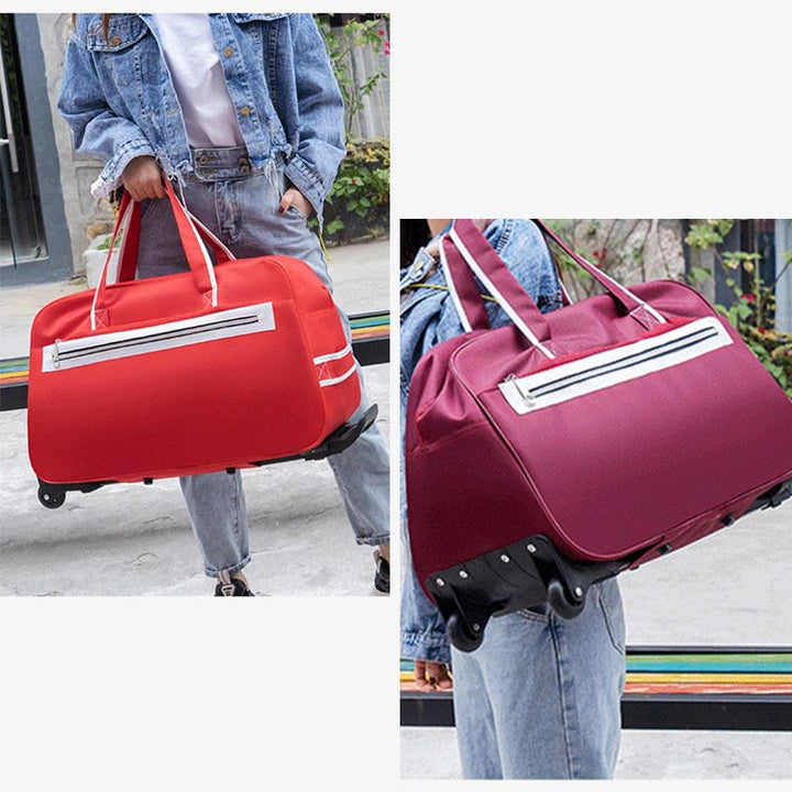 Zugstange Gepäck Damen Herren Minimalistische Geschäftsreise Reisetasche