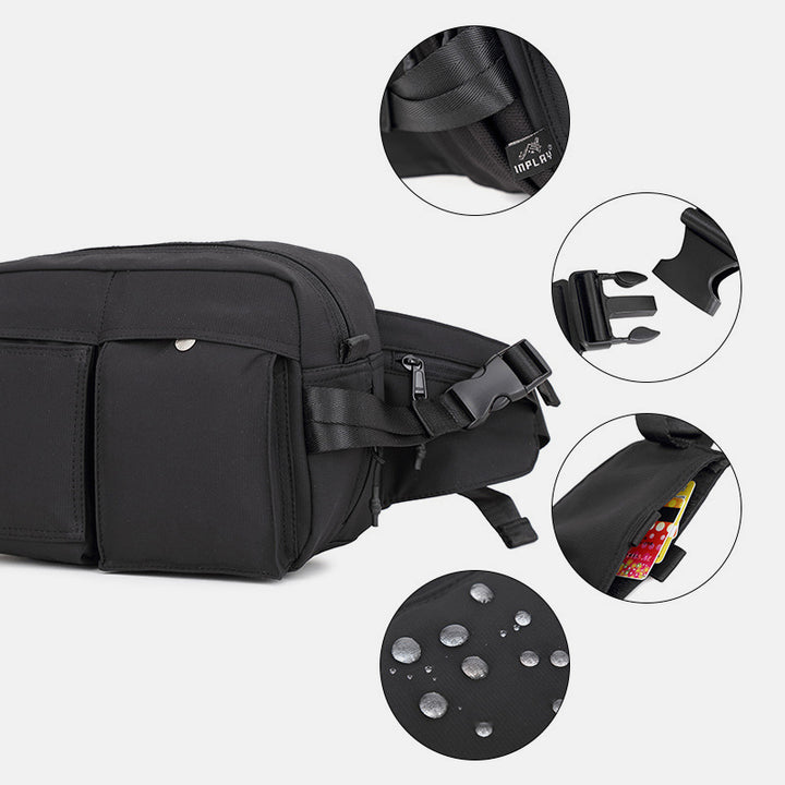 Große Kapazität Taille Tasche Umhängetasche für Wandern Klettern 