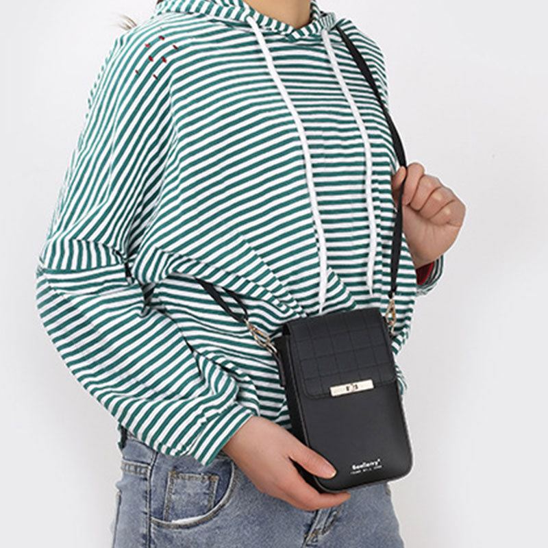 Handytasche mit mehreren Kartenfächern, Umhängetasche