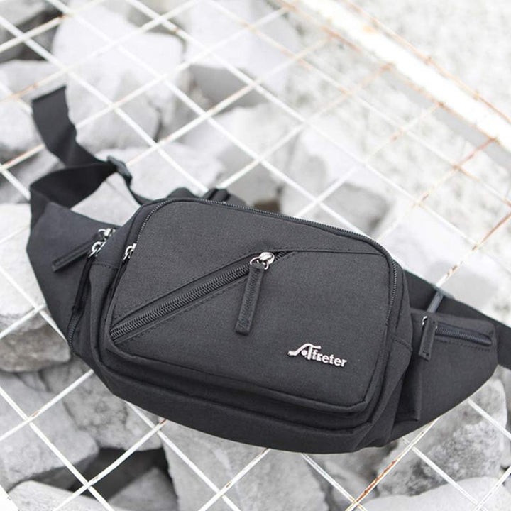Unisex-Hüfttasche, leichte Brusttasche mit mehreren Taschen, Umhängetasche