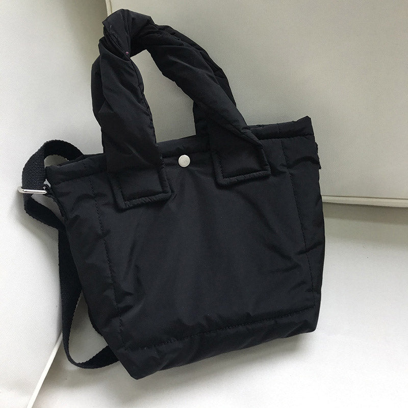 Leichte, gesteppte Handtasche für Damen, große, weich gepolsterte Umhängetasche