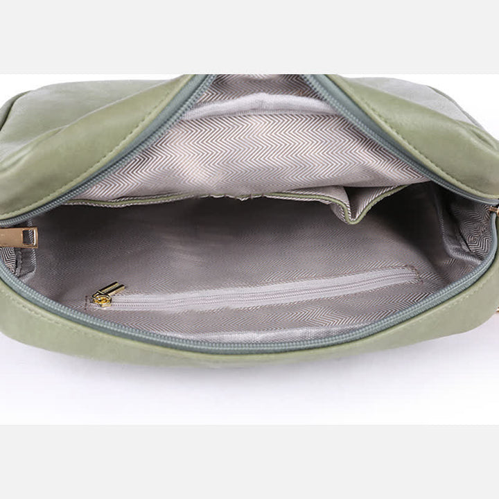Umhängetasche für Damen, Retro-Tasche mit Quaste, PU-Leder