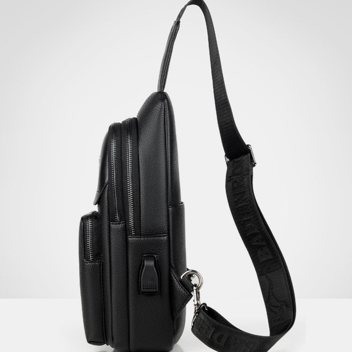 Mehrzweck-Schultertasche, wasserdichter, weicher Umhängerucksack mit USB-Ladeanschluss