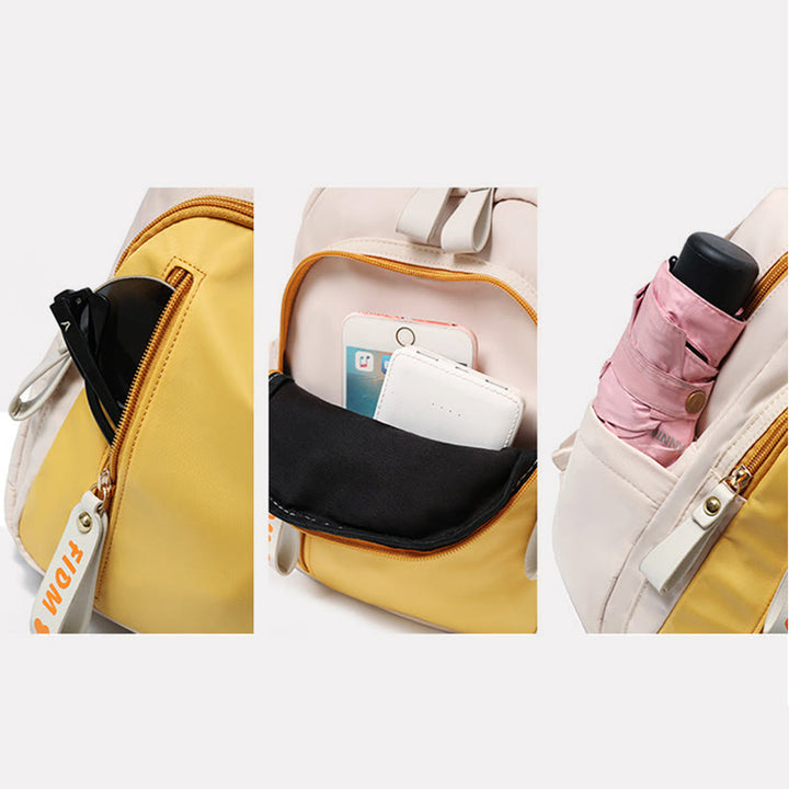 Rucksack für Damen, kraftvoll, große Kapazität, Freizeit, Oxford-Schultasche