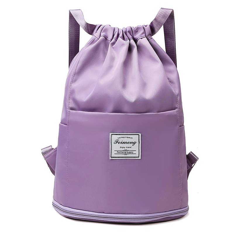 Kordelzug-Rucksack für Damen, wasserdicht, groß, Nass- und Trockentrennrucksack