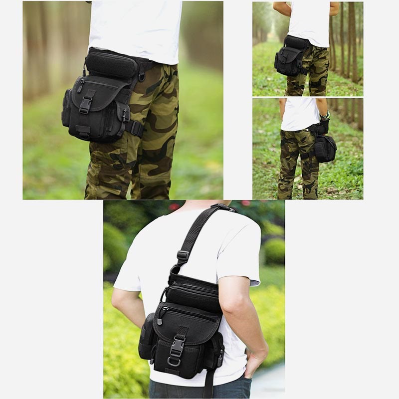 Mehrzweck-Beintasche für Männer im Freien, Reiten, Militär, Oxford, taktische Tasche