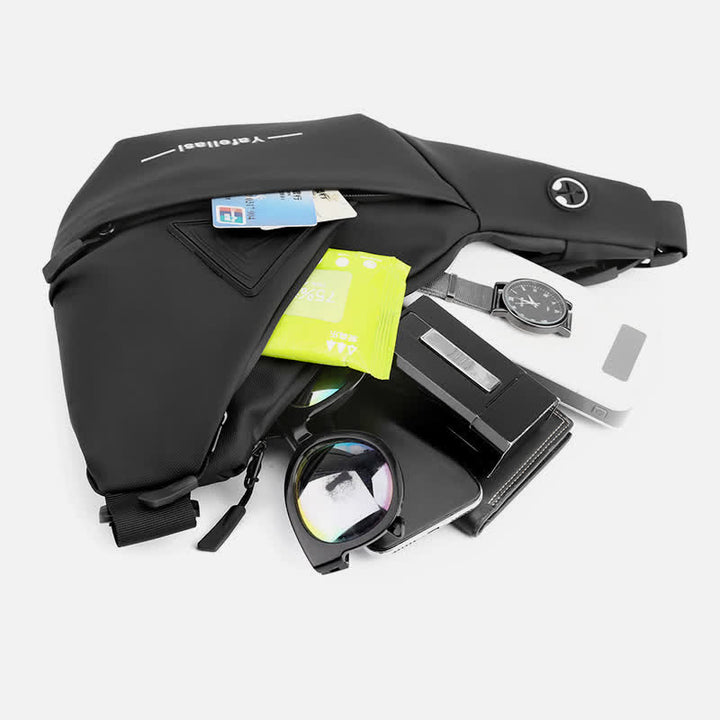 Leichte Schultertasche für unterwegs, Unisex, tragbare, lässige Umhängetasche