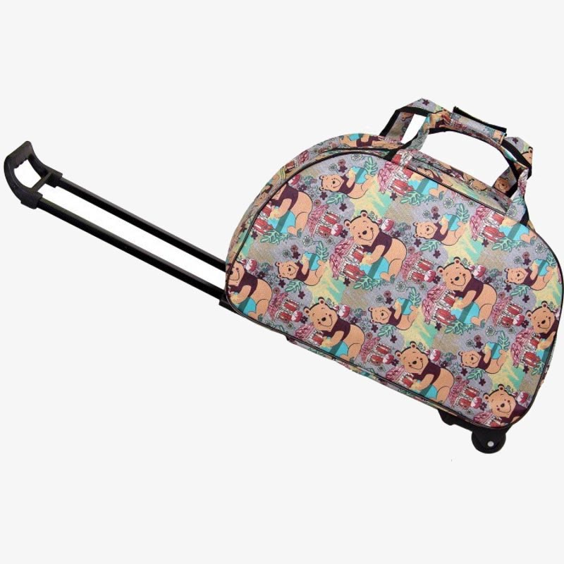 Reisetasche mit Zugstange in mehreren Stilen, wasserdichte Reisetasche