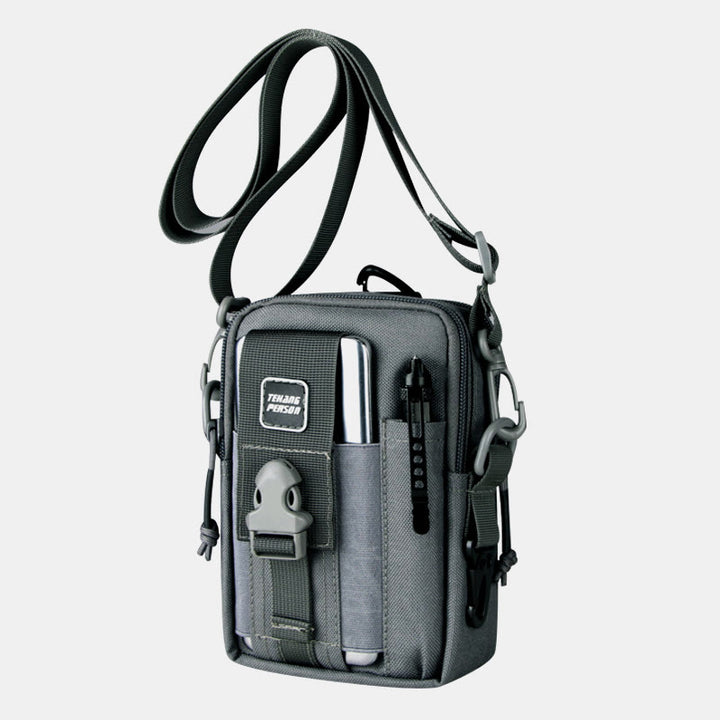 Taktische Hüfttasche mit Gürtelschlaufe, Handytasche für 7,5 Zoll Mobiltelefone mit Umhängegurt