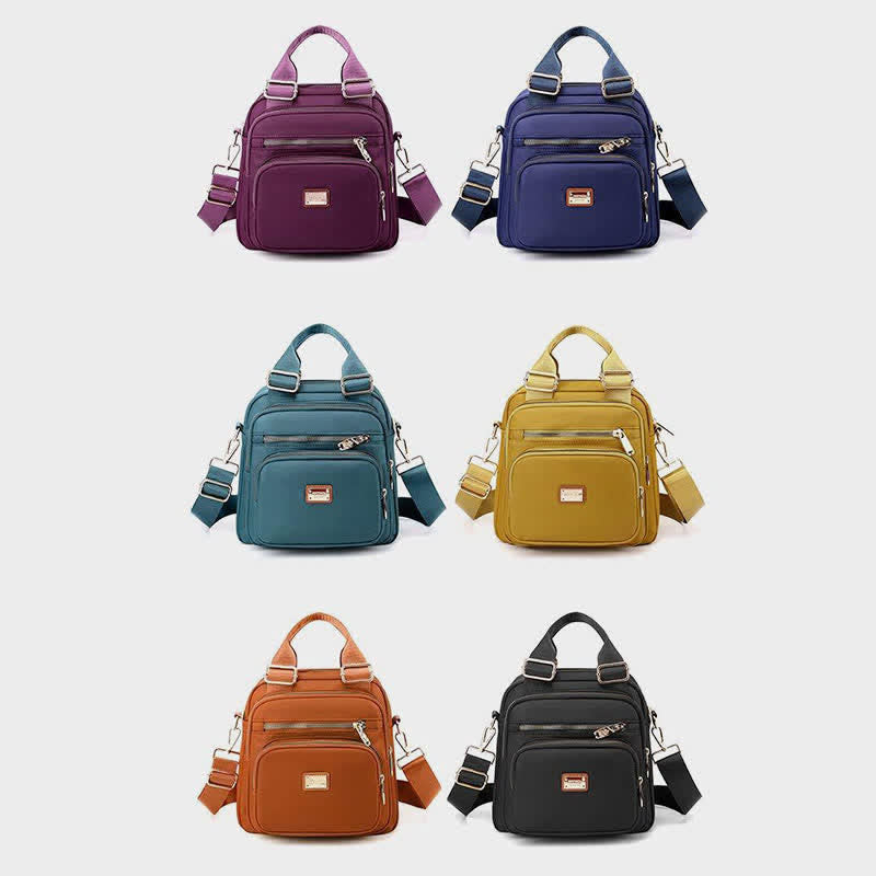 Umhängetasche für Damen, wasserdicht, mit mehreren Taschen, wandelbarer Handtaschen-Rucksack