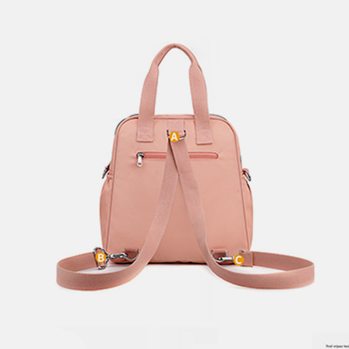 Multifunktionale leichte Prägung Elegante Handtasche Umhängetasche Rucksack