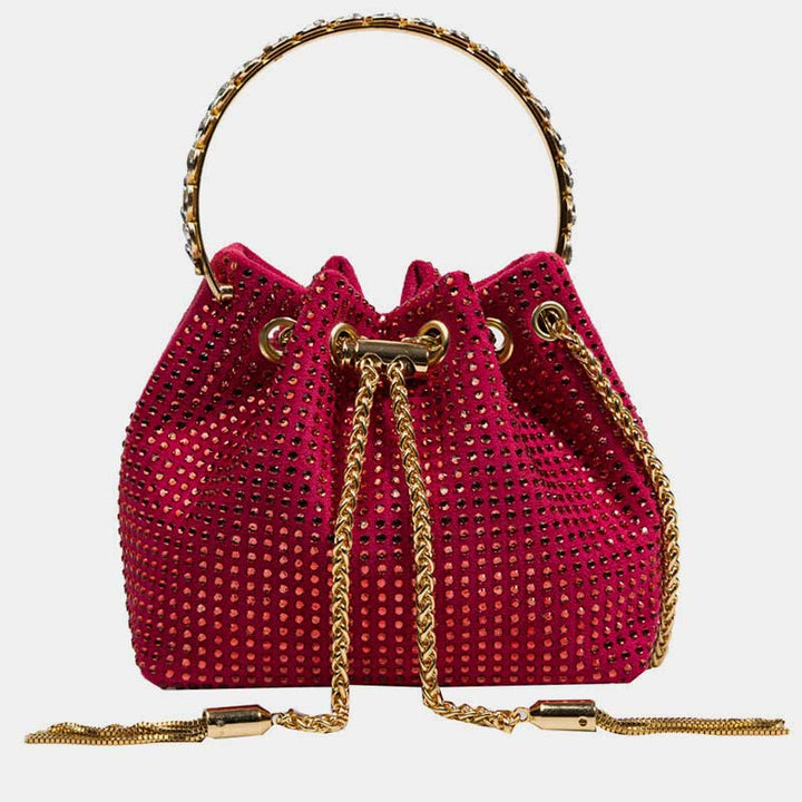 Top-Griff-Tasche für Damen Flash PU-Leder Casual Shopping Umhängetasche