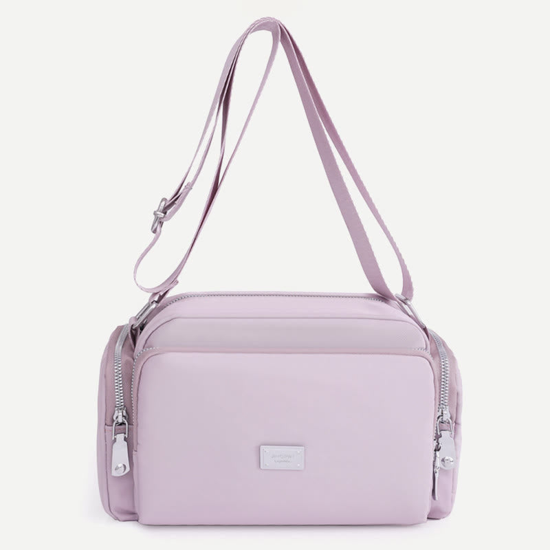 Umhängetasche für Damen, breiter Riemen, leichte Schultertasche aus Nylon