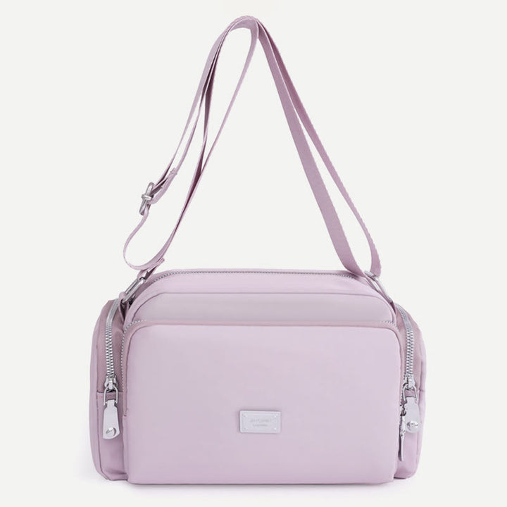 Umhängetasche für Damen, breiter Riemen, leichte Schultertasche aus Nylon