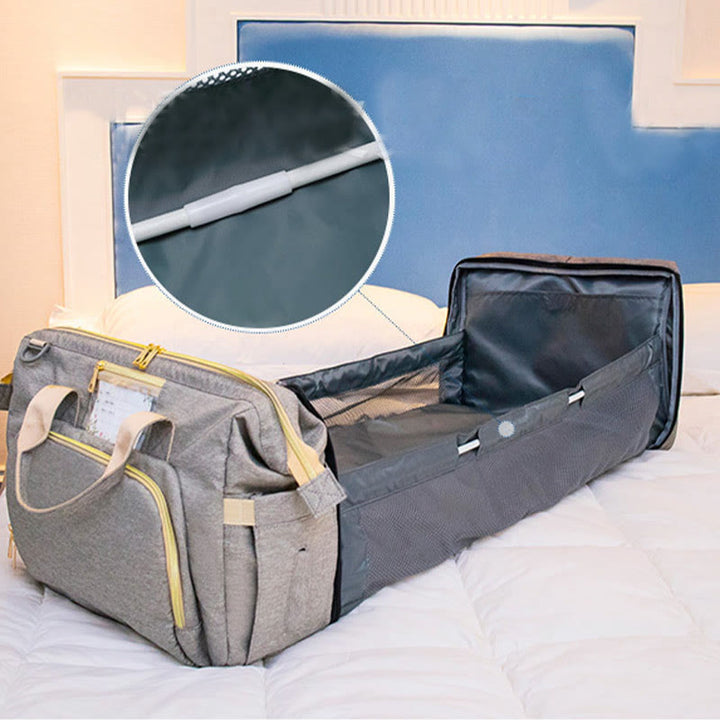 Mama-Tasche für den täglichen Gebrauch im Freien, tragbare, faltbare Kinderbett-Freizeit-Mama-Tasche